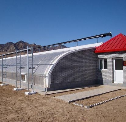 20GP 40GP 40HC Span Multi PE Film Plastic Agriculture Greenhouse Kit for Multi-Span