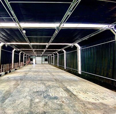 Commercial Greenhouse Double Arch Beam Greenhouses with Snow Vibrator in US Currency