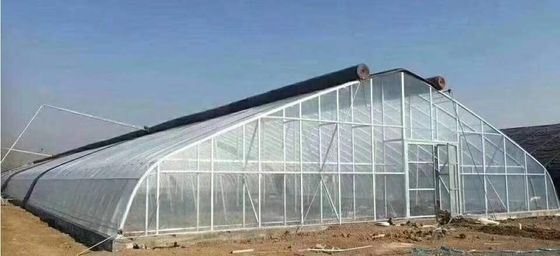 Aquaculture Steel Structure Solar Greenhouse with Quilt Rolling Shutter and Materials