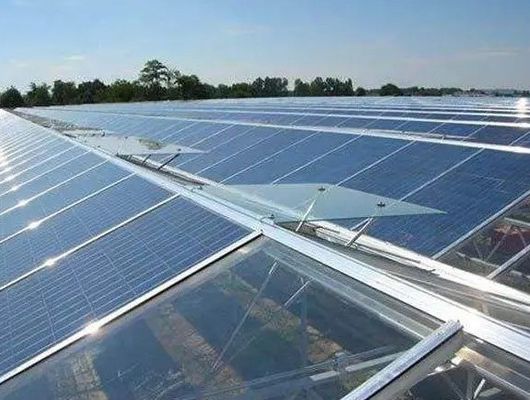 6/9.6/12meters Single/Multi Span Photovoltaic Greenhouses for Country Illuminate Humidity