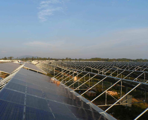 Building Materials Steel Structure Multi-Span Arch Type Photovoltaic Greenhouses jx-SG-9