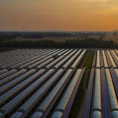 30 Days Return Refunds Double Layer PE/Po Plastic Film Photovoltaic Solar Greenhouse