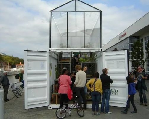 Hydroponics Cultivation Method 40hq Reefer Container for Leafy Vegetable Greenhouse