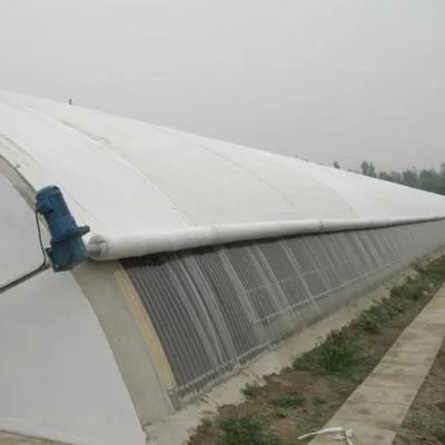 Sunlight-Enhanced Greenhouse for Tomato Cultivation Double Layer and Arched Roof