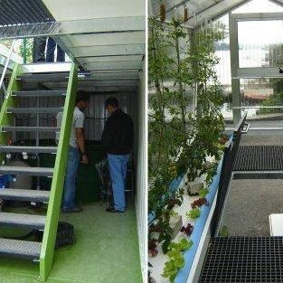 High Humidity Vertical Farming Hydroponic Container Greenhouse For Vegetables