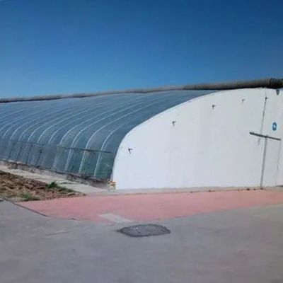 Hot-DIP Galvanized Steel Pipe Structure Tunnel Cultivation Method Photovoltaic Greenhouse