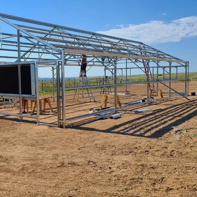 USA/Ca Agricultural Single-Span Tunnel Film Greenhouse for Mushroom and Vegetables