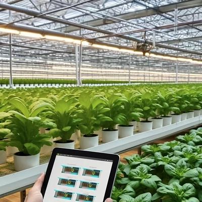 Good Light Transmission Glass Greenhouse Hydroponics 100.000kg Package Gross Weight