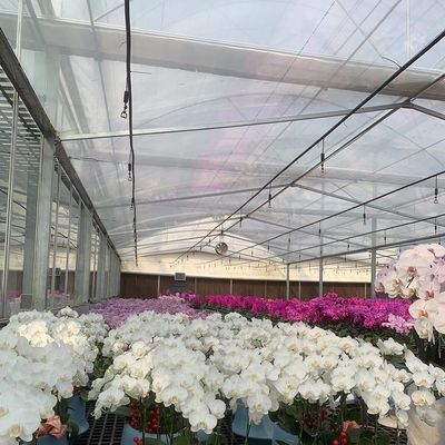 Double Layer Water Sprayer Controlled Illuminating Greenhouse for Planting Solutions