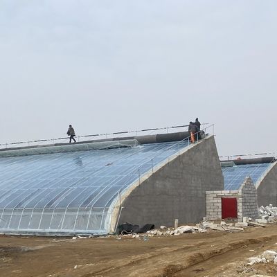 Continuous Heating Saw Tooth Roof PE/Pep Film Greenhouse with 0.2mm Film Thinckness