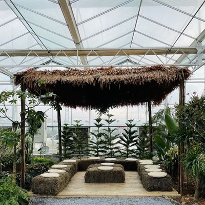 Shipping Cost Multi-System Glass Greenhouse for Flower Cultivation Estimated Delivery Time